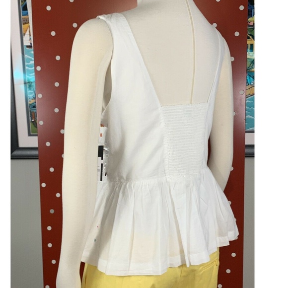 Crown & Ivy Hand Embellished Floral Top Peplum - Picture 4 of 7